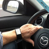 Personalized Leather Cuff Bracelet for Men - Quote Engraved Men