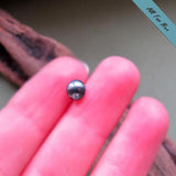 Round Black Stud Earring for Men - Mens Jewelry