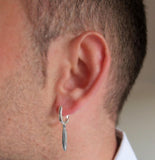 Designer Earring for Men - Feather Earring
