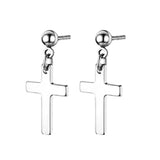 Cross Dangle Earring for Men