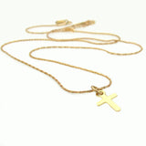 Cross Necklace for Men - Silver Cross Pendant