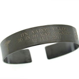 Black POW Bracelet - Gift For Soldier - Army Jewelry