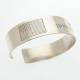 US Army bracelet - Gifts for marines - Sterling Silver KIA Cuff