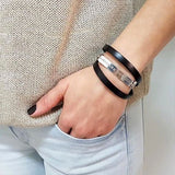 Long distance engraved bracelet for women - Artisan bracelets