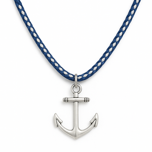 silver Anchor pendant