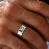 Army Medical Service Corps Ring – Custom Caduceus Sterling Silver Band