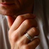 Army Medical Service Corps Ring – Custom Caduceus Sterling Silver Band