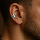 Custom Sterling Silver Earcuff for Men