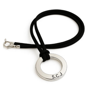 mens pendant with letters
