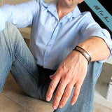 Custom Leather Bracelet for Men
