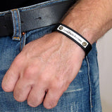 Custom Leather Bracelet for Men, Gift for Him