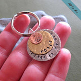 Dog Lovers Keychain -  Personalized Key Chains