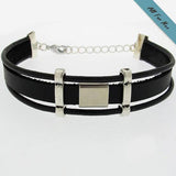 Elegant Leather Bracelet for Men in Brown and Black colors