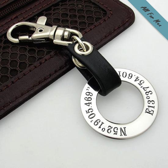 Coordinate Keychain 