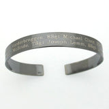 Military KIA Memorial Bracelet  SSgt cuff bracelet