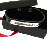 ECG Engraved Bracelet - Gift for doctor - Personalized Cuff