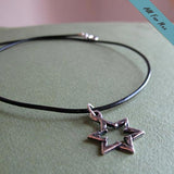 Star Of David Jewish Necklace for Men