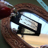 Longitude Latitude Keychain - Two Side Engraved Keychain