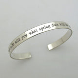 Medical Alert Bracelet, Custom Silver Bracelet for Him