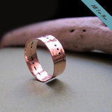 Secret Message Engraved Ring - Personalized Mens Band