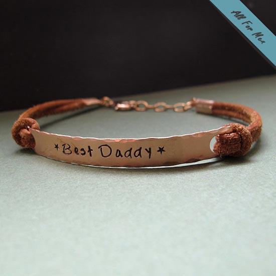 Leather Engraved Bracelets For Daughters From Daughter