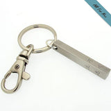 Personalized Japanese Symbols Keychain for Men - Cool Mens Gift