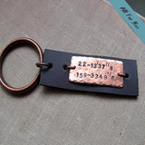 Personalized Keychain for Men - Cool Mens Gift Idea