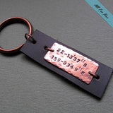 Luxury Personalized Mens Keychain