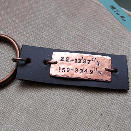 Luxury Personalized Mens Keychain