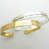 Personalized Mens Silver Cuff Bracelet, Custom Mens Bracelet