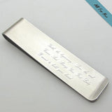 Personalized Money Clip - Customized Groomsmen Gifts