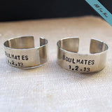 Personalized Soulmates Ring - Gift for boyfriend