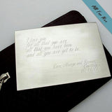 Groomsmen Gift - Personalized Wallet Insert Card for Men