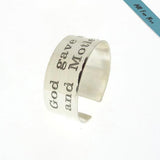 Personalized Sterling Silver Ring