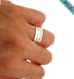 Personalized Sterling Silver Ring