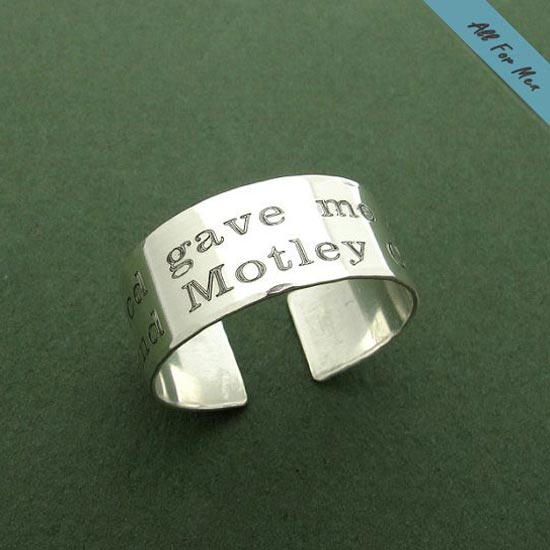 Personalized Sterling Silver Ring