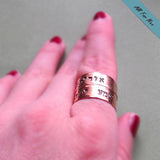 Shema Israel Ring for Men - Jewish Mens Ring