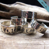 Shema Israel Ring for Men - Jewish Mens Ring