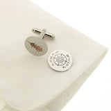 Soundwave - GPS Mens Cufflinks, Gift for Boyfriend