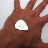 Soundwave Engraved Guitar Pick, Personalized Gift for Boyfriend