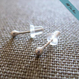 Sterling Silver Studs for Men - Mens Earrings