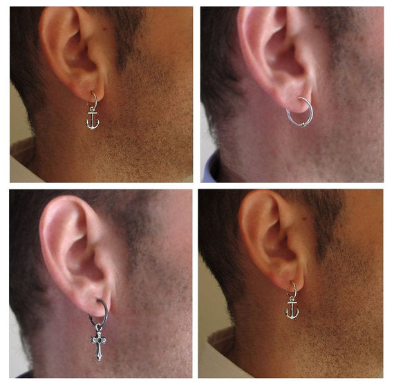 Sward Black Earring, Mens Jewelry and Gift Idea – All-For-Men