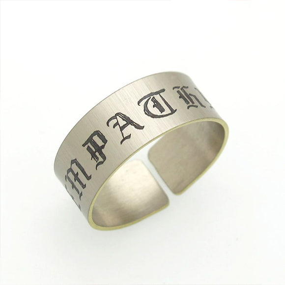 Engraved Name Band Ring for Men - Mens Jewelry