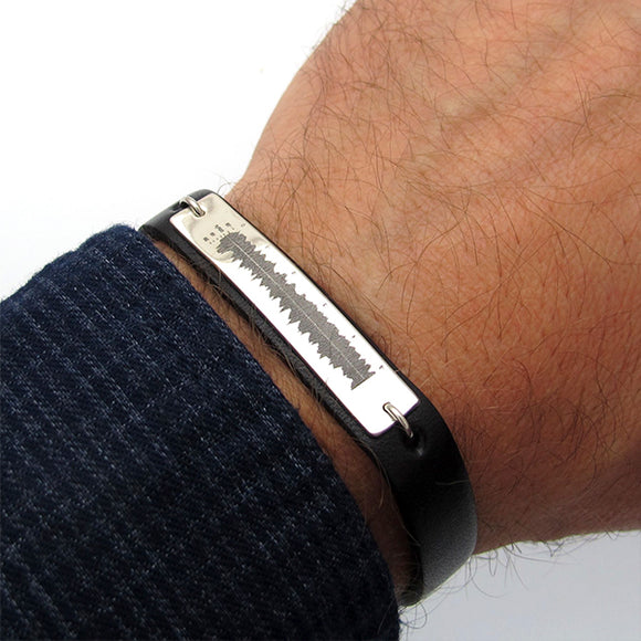 Heartbeat Rhythm Bracelet, Gift for Husband, Gift for Doctor