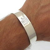 Love bracelet - Engraved Gifts for men - Inscribed Cuff