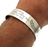 Custom Military Cuff - Boots Rifle Helmet Bracelet