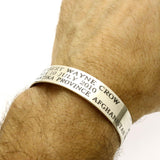 Custom Military Cuff - Boots Rifle Helmet Bracelet