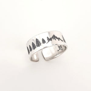Custom Mountain Ring - Wanderer Ring