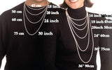 Cross Necklace for Men - Silver Cross Pendant
