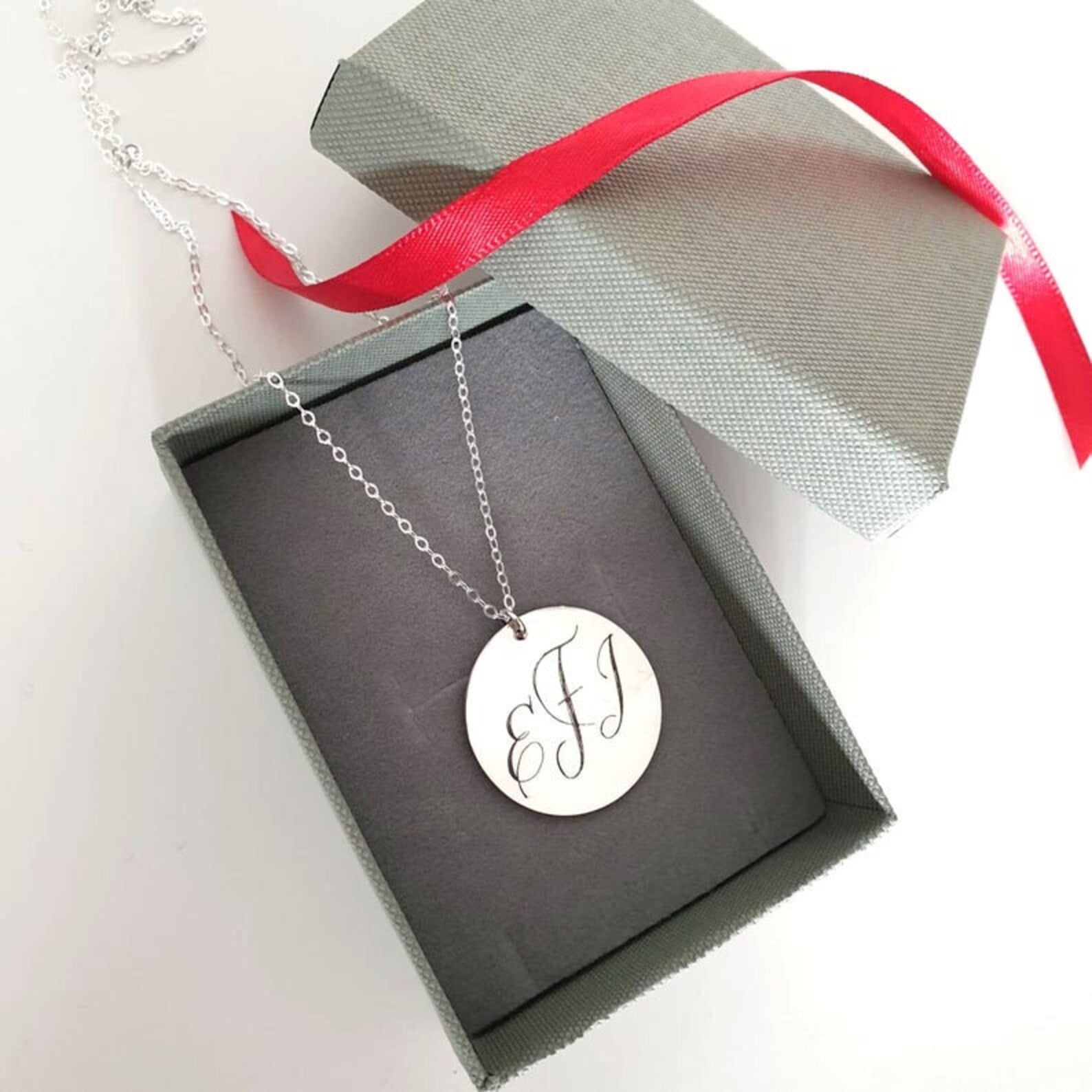 Personalised Mens Monogram Necklace